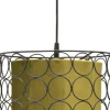 RING Taklampa 30cm Svart/Senap