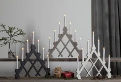 RUT Ljusstake 53cm Grå