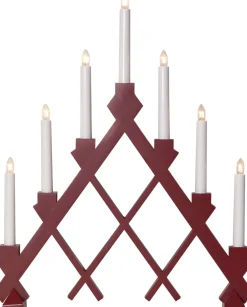 Rut Ljusstake 53cm Röd