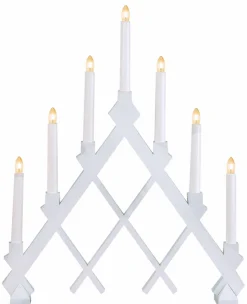 Rut Ljusstake 53cm Vit