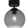 SALLE Plafond 23cm Svart/Rökfärgad