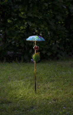 SALONA Solcellsdekoration 44cm Blå/Flerfärgad IP44