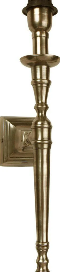 SALONG Vägglampa 45cm Antikmässing