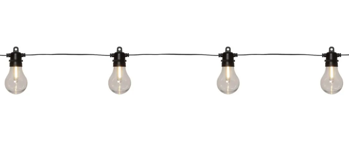 SELECTA Ljusslinga 7,2m 10LED Varmvit/Svart