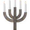 SELMA Träljusstake 40cm Brun