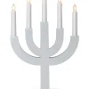 SELMA Träljusstake 25cm Grå