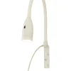 SENSILO Sänglampa Dimbar 37cm Vit
