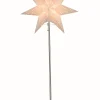 Sensy Stjärna på fot 83cm Vit