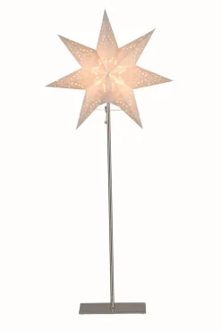 Sensy Stjärna på fot 83cm Vit