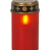 SERENE LED-Gravljus 12cm LED Röd