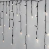 SERIE LED Istappsslinga Crispy Ice White 480L 11,9m Svart