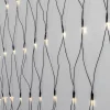 SERIE LED Ljusnät Crispy Ice White 200L 3m Svart