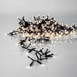 SERIE LED Ljusslinga Crispy Ice White 800L 16m Svart
