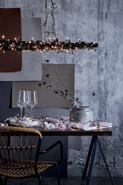 SERIE LED Ljusslinga Crispy Ice White 800L 16m Svart