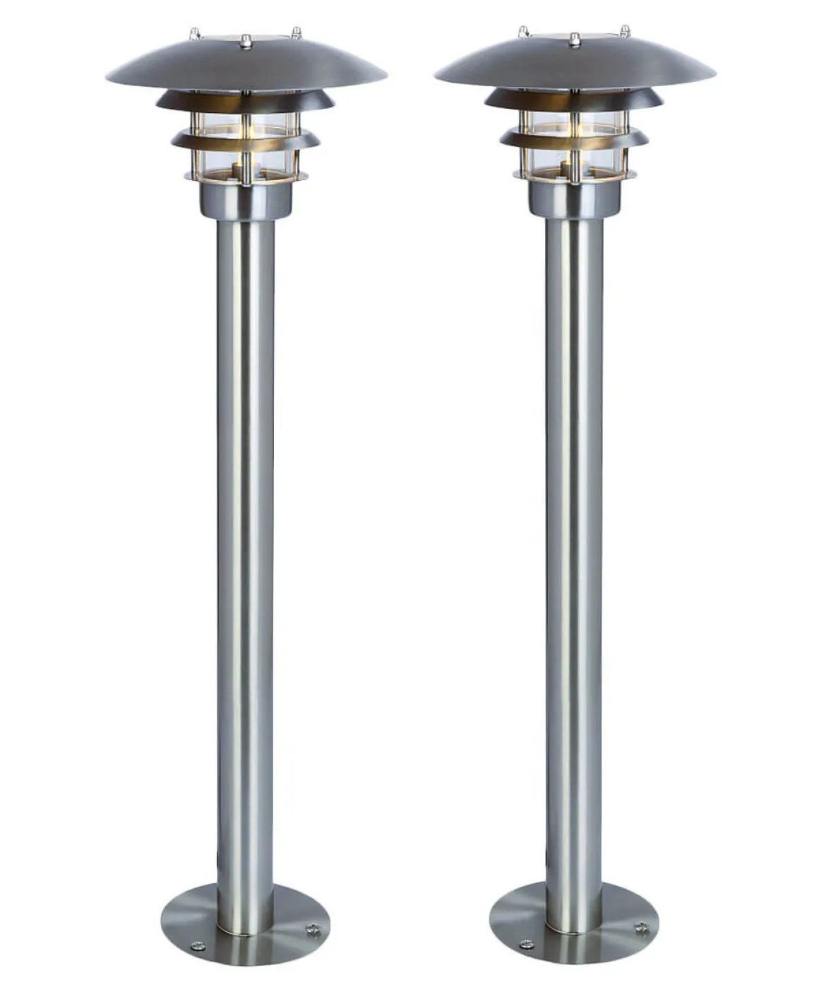 SHINE Pollare 2-Pack 61cm Rostfritt stål 12V IP44