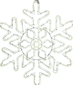 Siluett Snöflinga Neoled Vit
