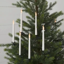 SLIMLINE Julgransbelysning 10,5m Tunn 16LED Vit