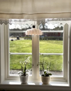 SOFIA Fönsterlampa 25cm Svart/Opalvit