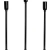 SOFT CHRISTMAS Ljusstake 3L 34cm Svart