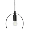 SPARTAN RINGO Fönsterlampa 20cm Svart