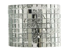 SPEGELMOSAIK Vägglampa 20cm Krom