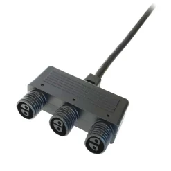 SPLITTER Grenkontakt 1:3 Uttag - 1m kabel 12V
