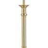 SQUARE Lampfot 52cm Borstad mässing