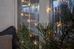 STAR CURTAIN Ljusgardin 1,2m 30LED Varmvit/Klar
