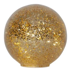 STAR FALL Glasdekoration Batteri 15cm Guld