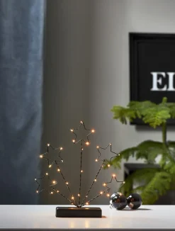 STARY Ljusstake 27,5cm 38LED Svart