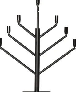 Stockholm Ljusstake 7L 65cm Svart