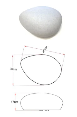 STONE XL Trädgårdssten 40cm 12V IP54