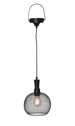 SUNLIGHT Solcellsdekoration 24cm Svart IP44