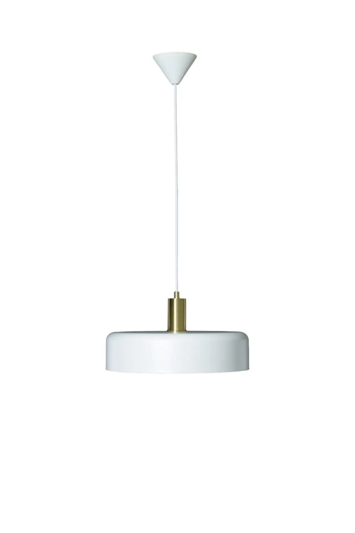 SUVI Taklampa 35cm Vit/Mässing