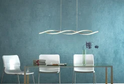 SWIRL Takpendel LED Dimbar 109cm Stål