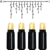 SYSTEM 24 EXTRA Istappsslinga 1,5m 42LED Varmvit/Svart IP44