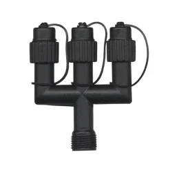 SYSTEM 24 Förgrening 3st 11cm IP44 Svart