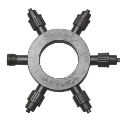 SYSTEM EXPO Förgrening 5st 20cm IP44 Svart