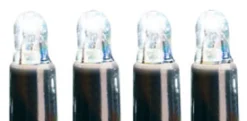 System LED Ljusgardin Extra 1*4m 204LED Svart/Kallvit