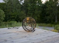 SYSTEM LED Utomhusdekoration Boll 35cm Svart