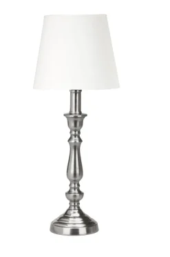 THERESE Lampfot 27cm Antiksilver
