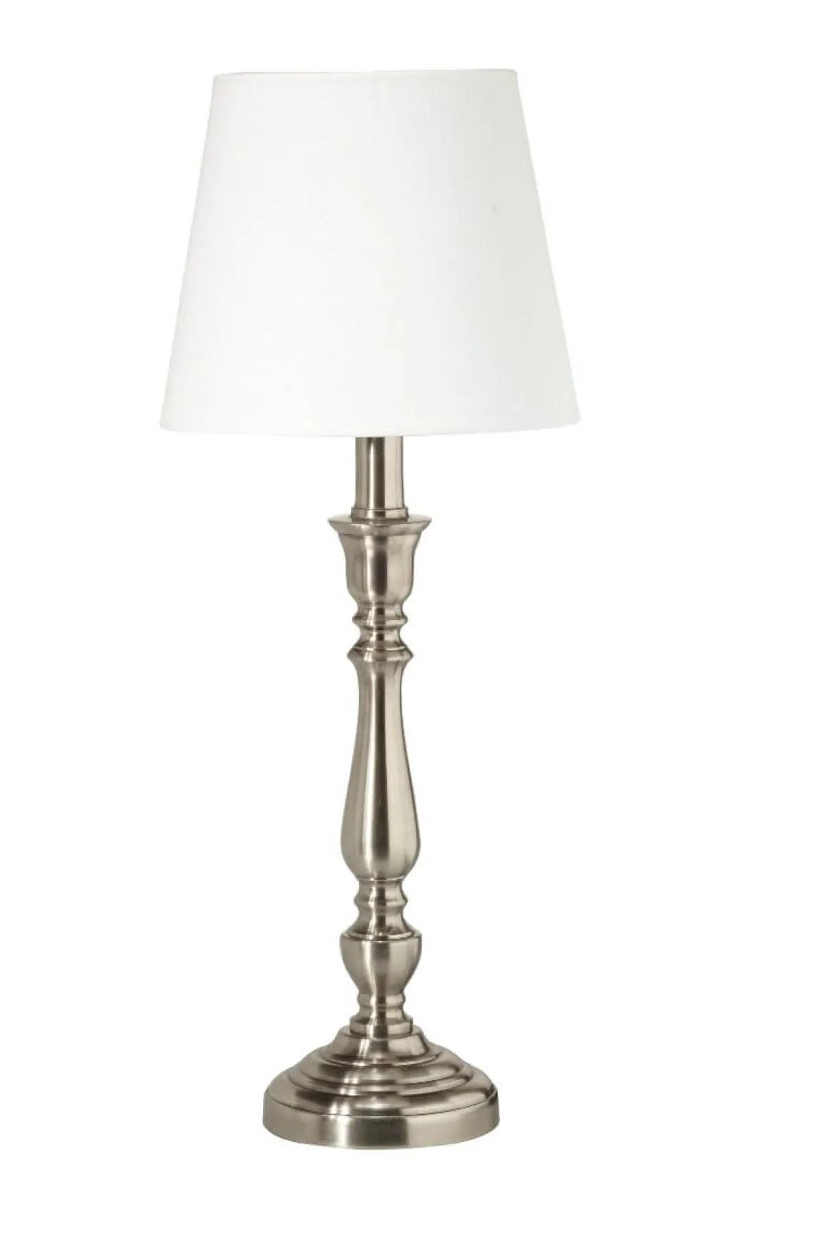 THERESE Lampfot 42cm Antiksilver