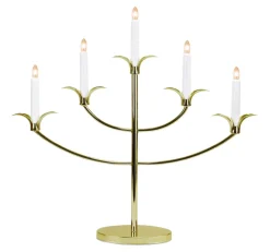 TILPI Metalljusstake 53cm Mässing
