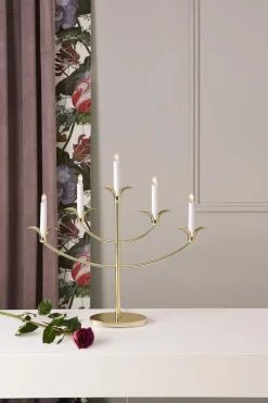 TILPI Metalljusstake 53cm Mässing