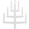 TRAPP Ljusstake 7L 54cm Vit