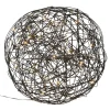 TRASSEL Utomhusdekoration 37,5cm 100LED IP44 Svart