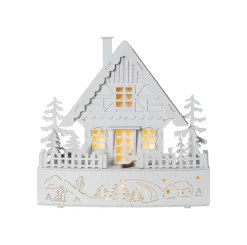 TRIER Ljusstake Lazercut 28cm Vit