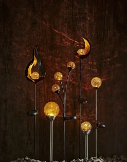 TRIESTE Solcellsdekoration 70cm Amber