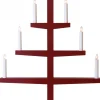 Tripp Ljusstake 7L 77cm Röd