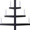 Tripp Ljusstake 7L 77cm Svart
